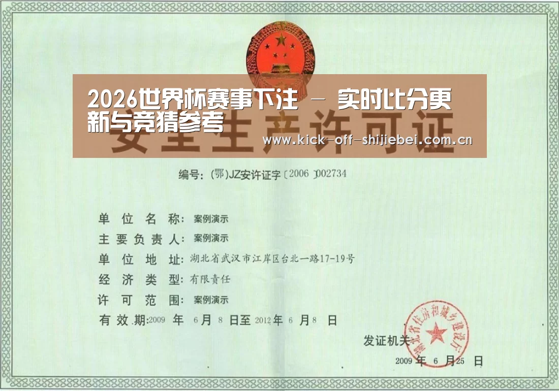 世界杯下注荣誉证书三